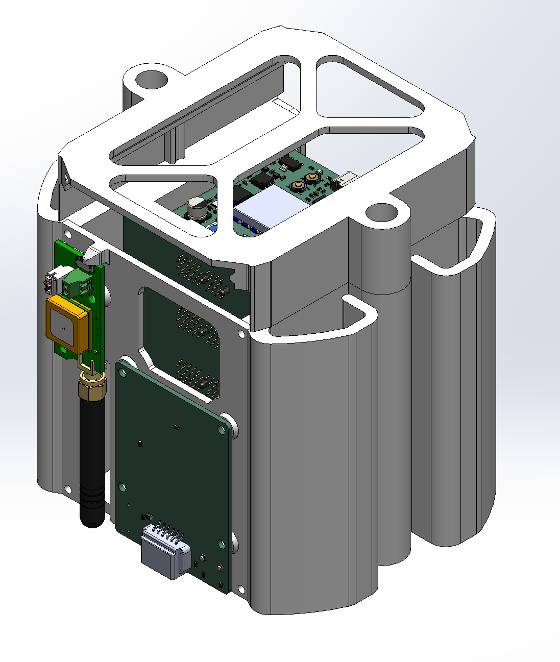 Avionics stack detail